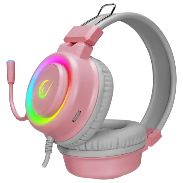 Rampage SN-R10 ALQUIST RGB Pink Gaming slušalice s mikrofonom roze