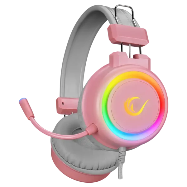 Rampage SN-R10 ALQUIST RGB Pink Gaming slušalice s mikrofonom roze