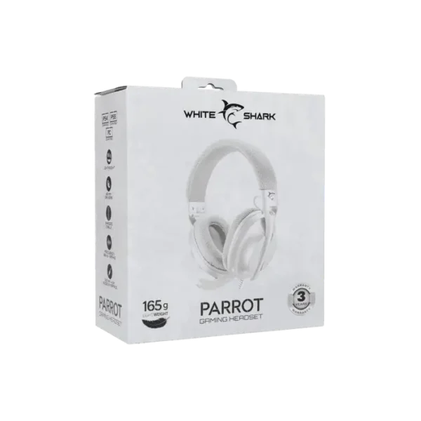 White Shark GH-2440 Parrot Gaming slušalice White/Grey