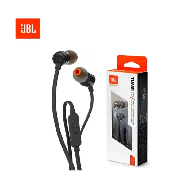 JBL T110 žične In-ear slušalice crne