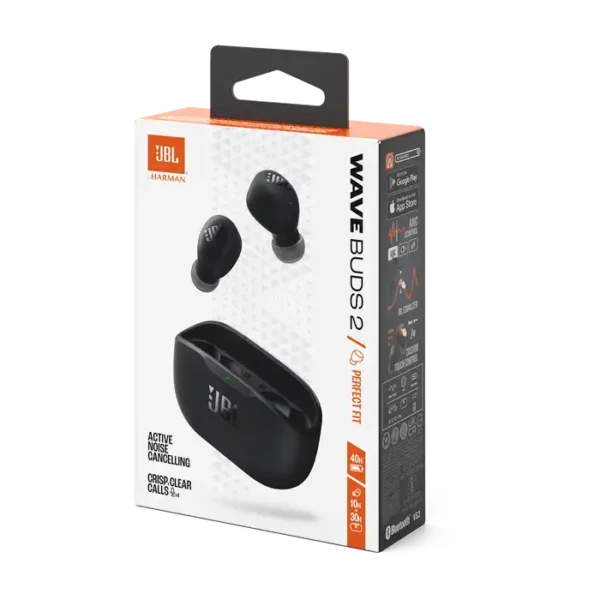 JBL WAVE Buds 2 In-ear bežične Bluetooth slušalice crne