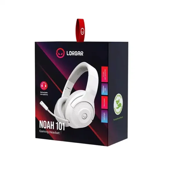Lorgar Noah 101 gaming slušalice bijele