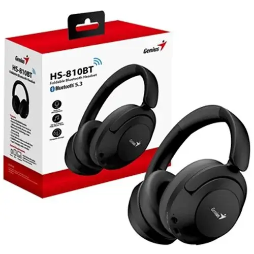 Genius HS-810BT Bluetooth slušalice crne