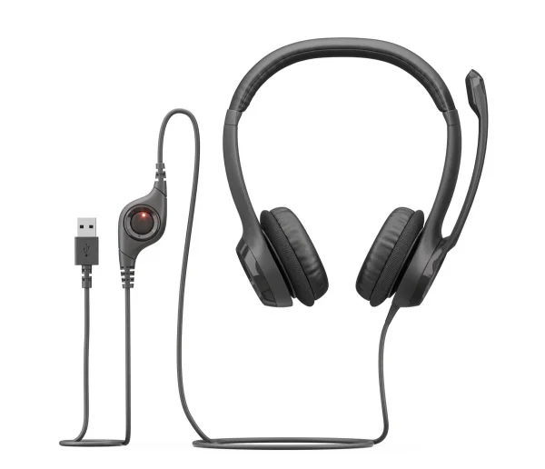 Logitech H390 slušalice crne